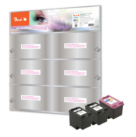 Peach Multi Pack Plus, compatible with No. 301XL black, CH563EE, No. 301XL color, CH564EE