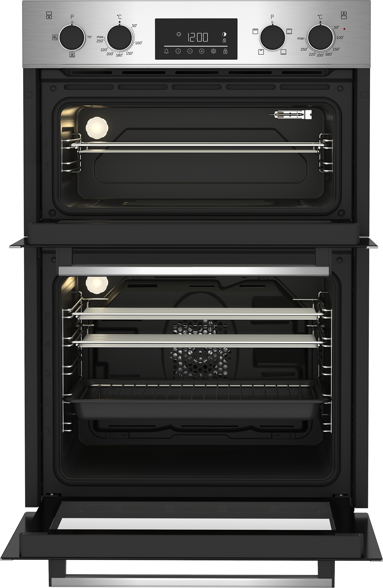 Beko BBDF26300X 90cm Built-In Double Fan Oven with Touch Controls – image 4
