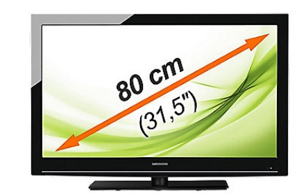 MEDION MD30348 80 cm (31.5") Full HD Black 450 cd/m²