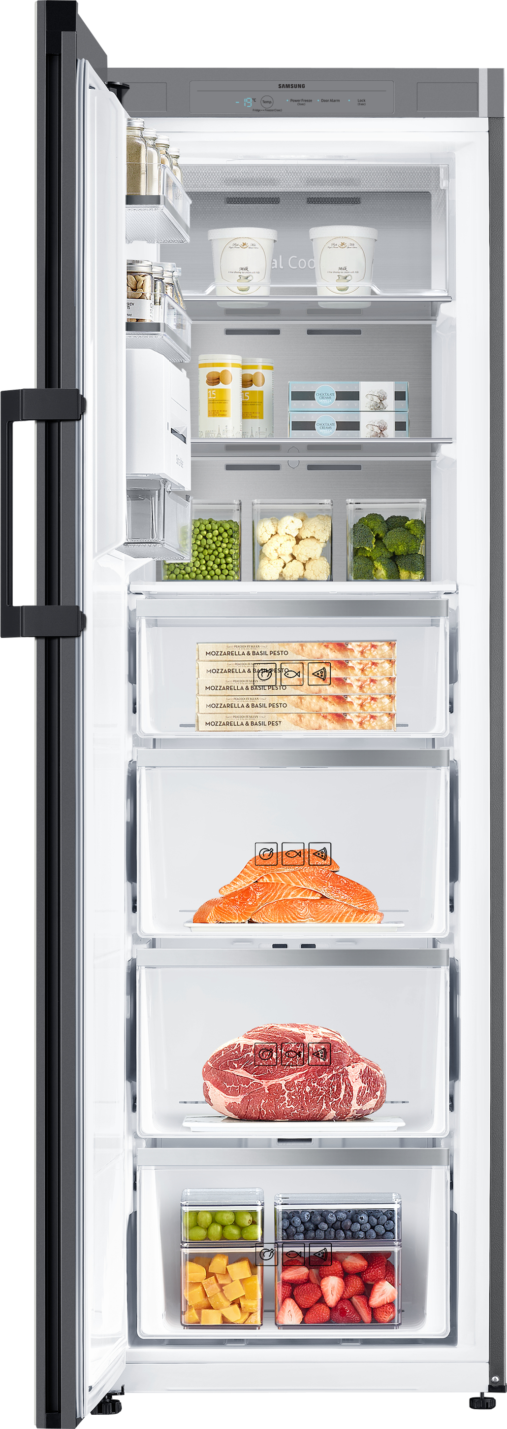Samsung RZ32A748539/EG fridge Freestanding Beige – image 3