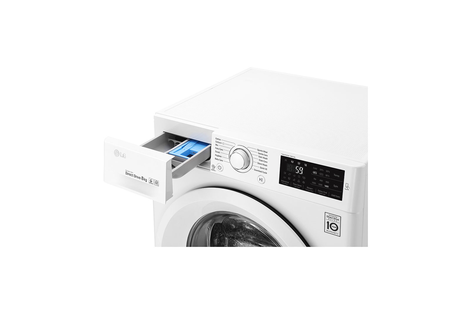 LG F84J5TN3W washing machine Front-load – image 5