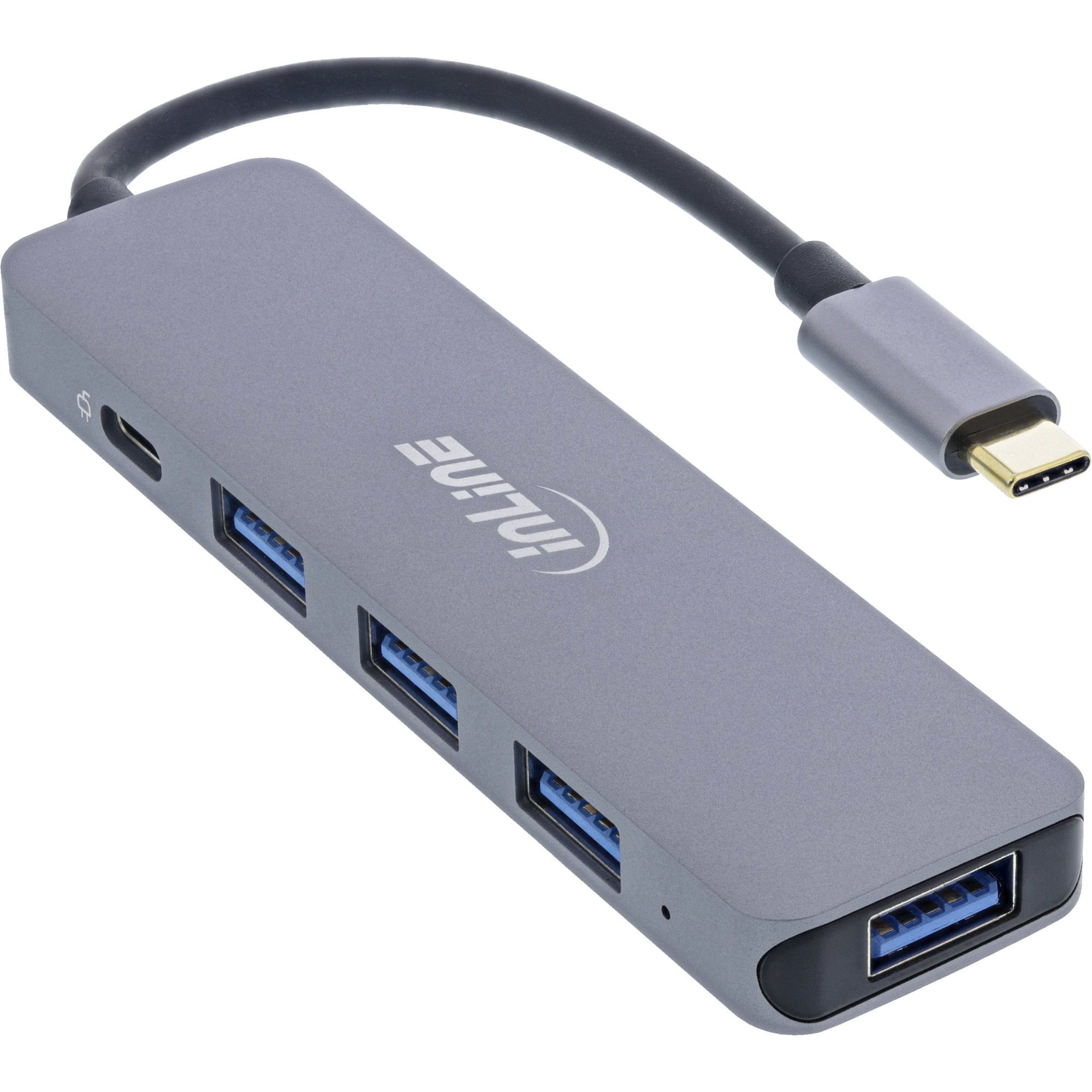 InLine USB 3.2 USB-C Multi Hub (4x USB-A – image 1