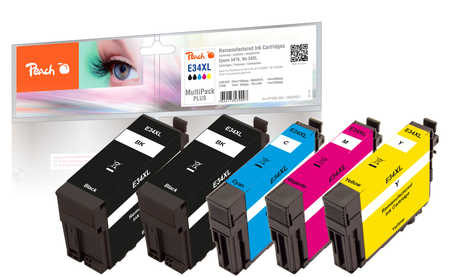 Peach PI200-559 ink cartridge 5 pc(s) Compatible High (XL) Yield Black, Cyan, Magenta, Yellow