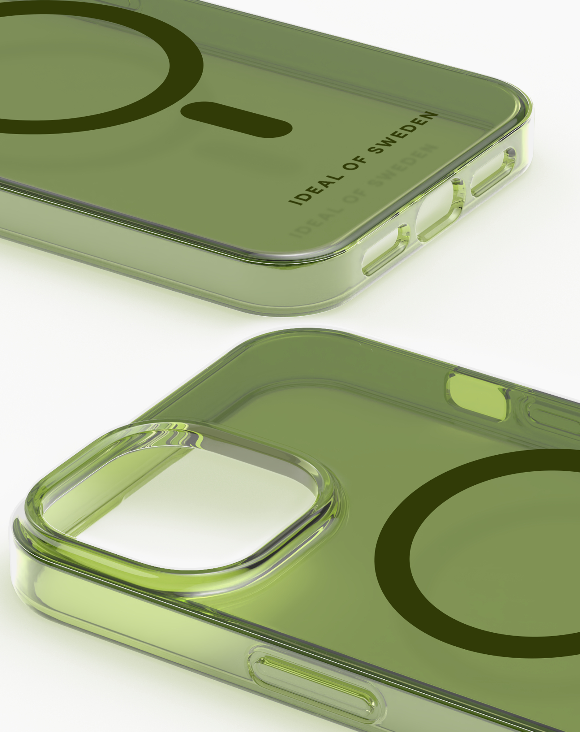 iDeal of Sweden Clear Case MagSafe iPhone 13/14 Khaki