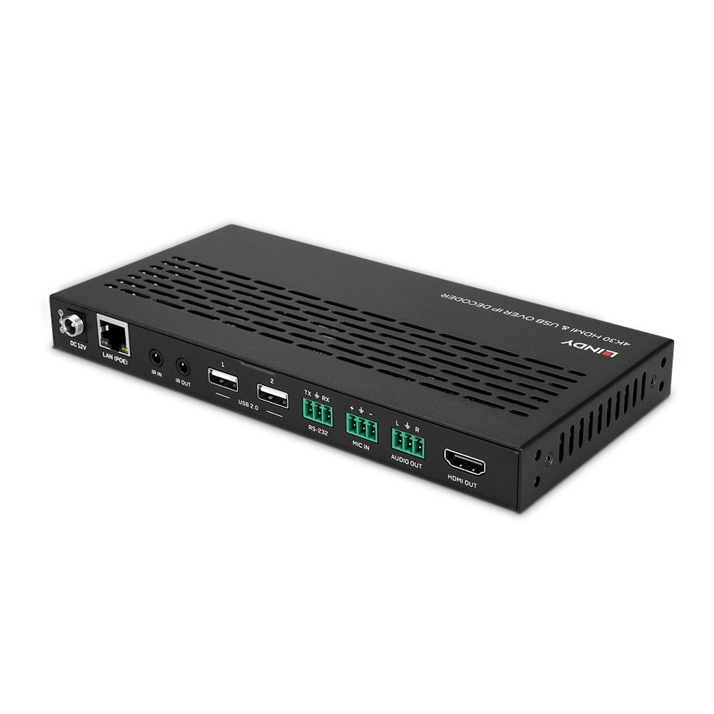 Lindy 38397 Audio-/Video-Leistungsverstärker AV-Receiver Schwarz