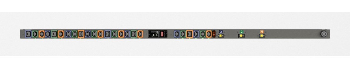 Vertiv Geist MNU3EGB1-24PH68-4CS15A0A10-S-A power distribution unit (PDU) 24 AC outlet(s) 0U