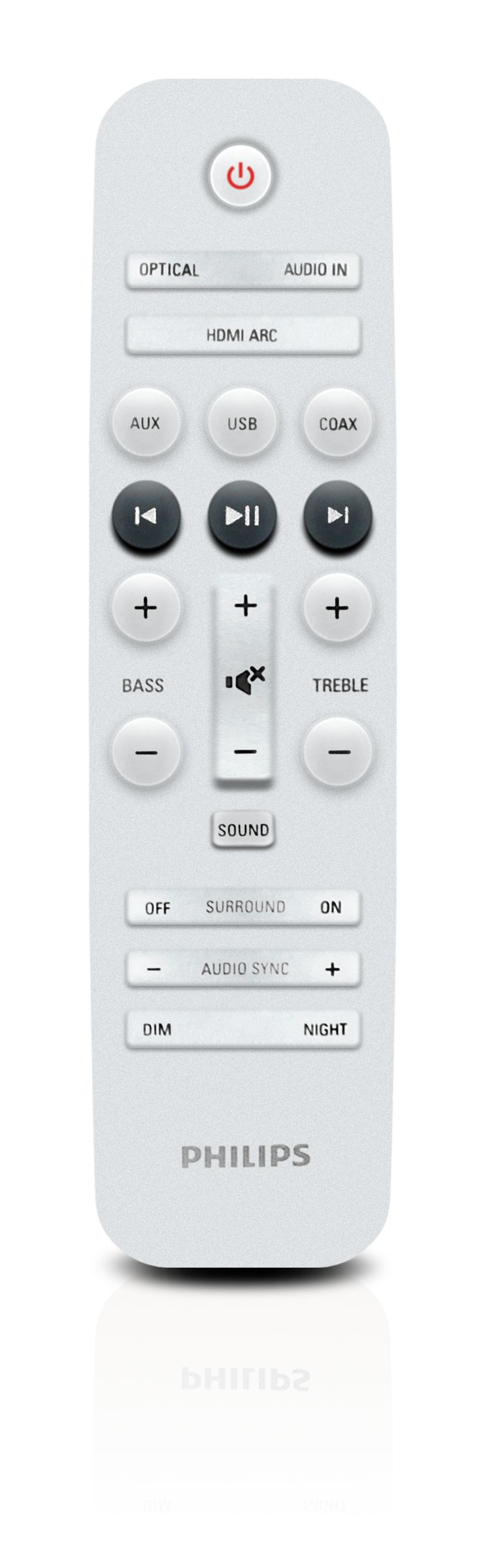 Philips HTL2153S/93 soundbar speaker White 2.1 channels – image 3