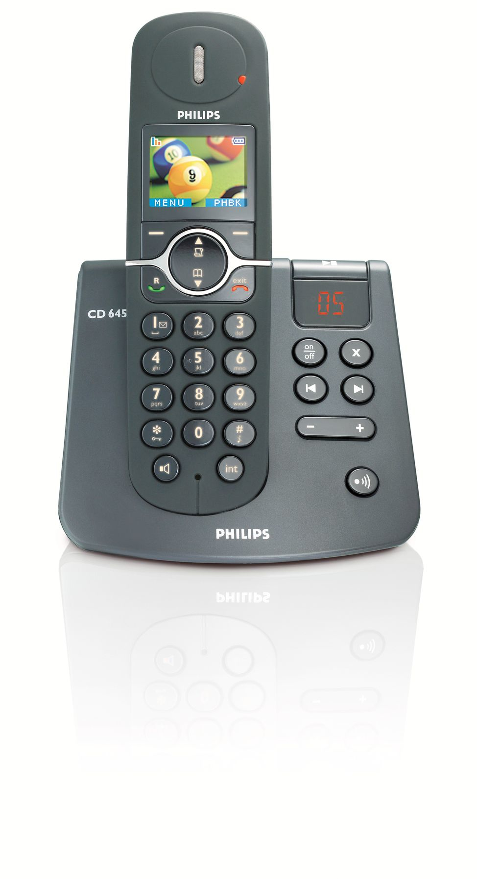 Philips CD6451B/77 telephone Caller ID Black