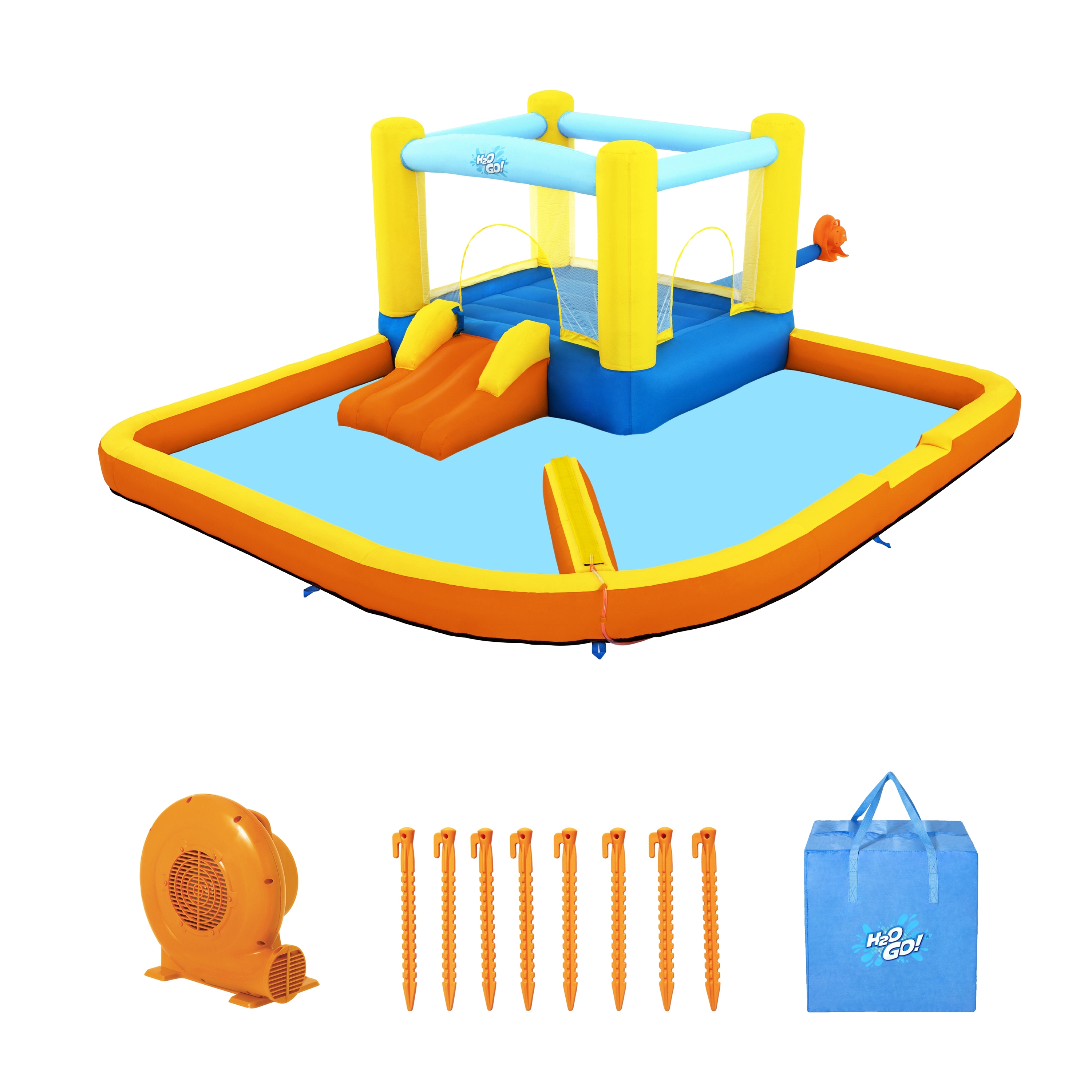 عکس پارک آبی بادی بزرگ H2OGO! Beach Bounce™ برای کودکان 1.52 متر