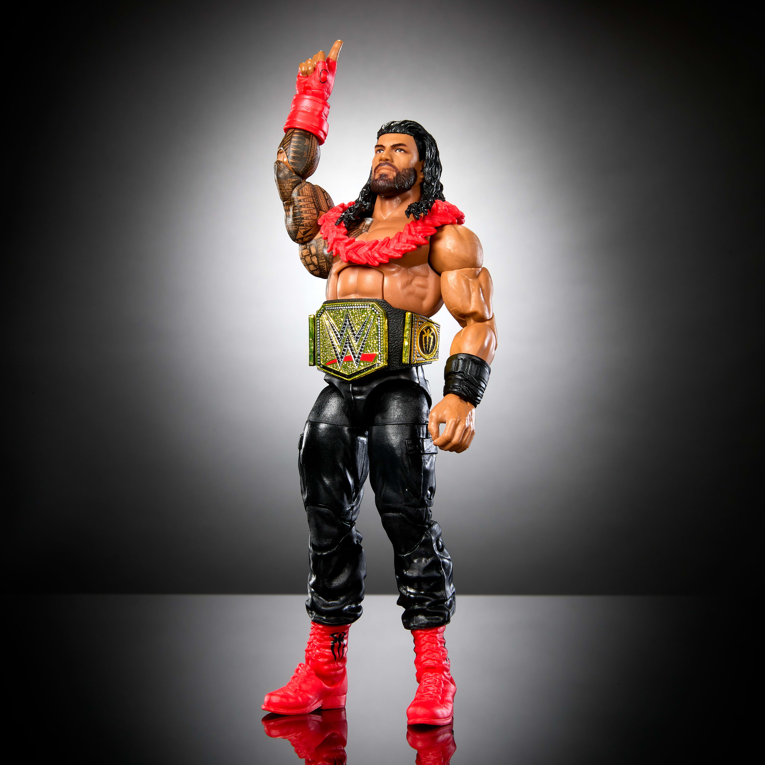 Resim Mattel JCJ38 WWE Roman Reigns Oyuncak Figür, Çok Renkli Plastik, 6 inç