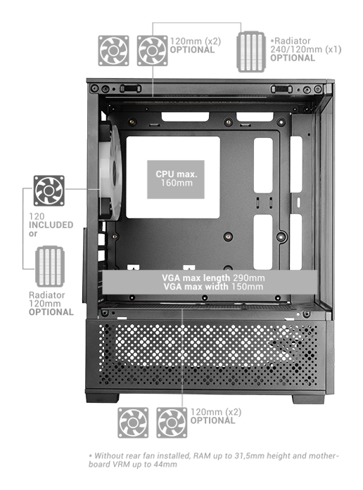 Mars Gaming MC-SE2 Mini Tower Black – image 8