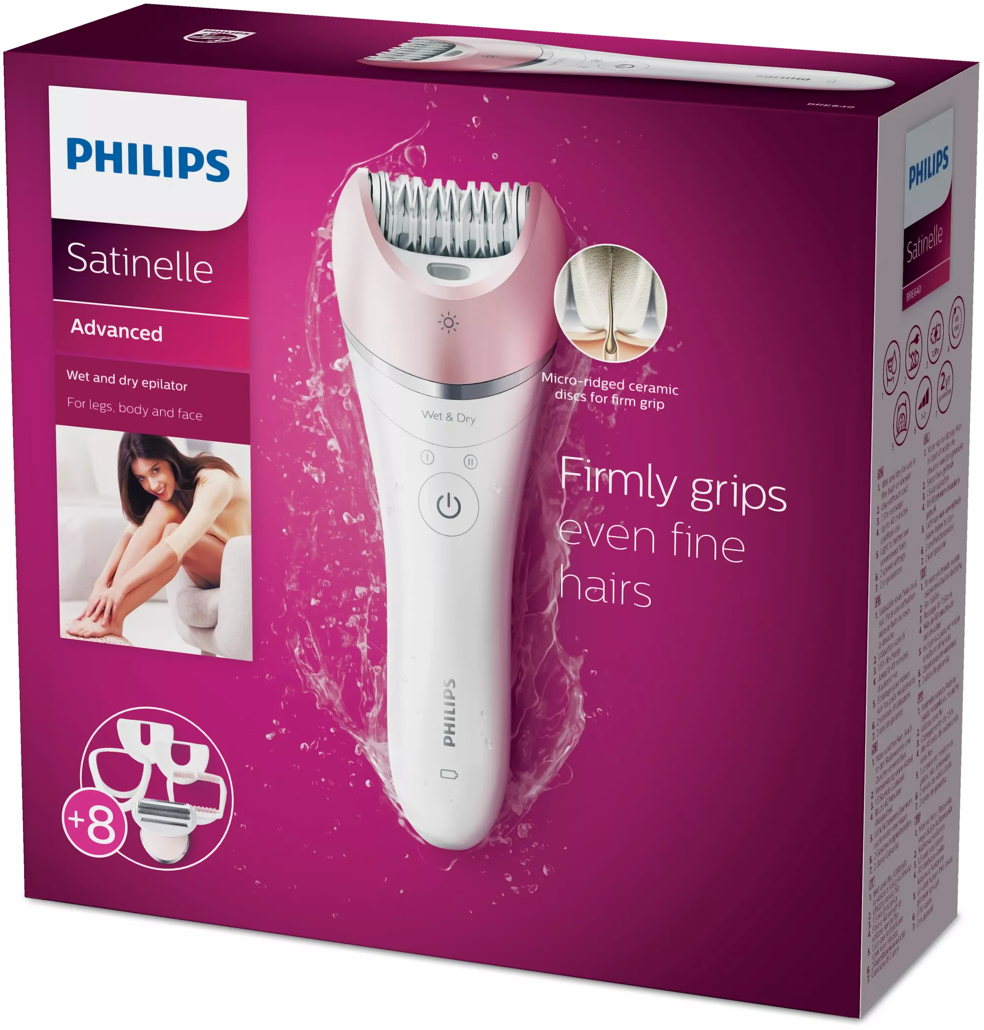 Philips Satinelle Advanced Wet & Dry epilator BRE640/00 – image 2