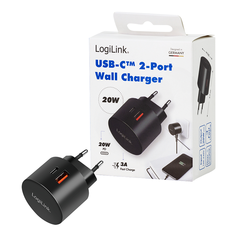 LogiLink PA0274 mobile device charger Smartphone, Tablet Black AC Fast charging Indoor – image 7