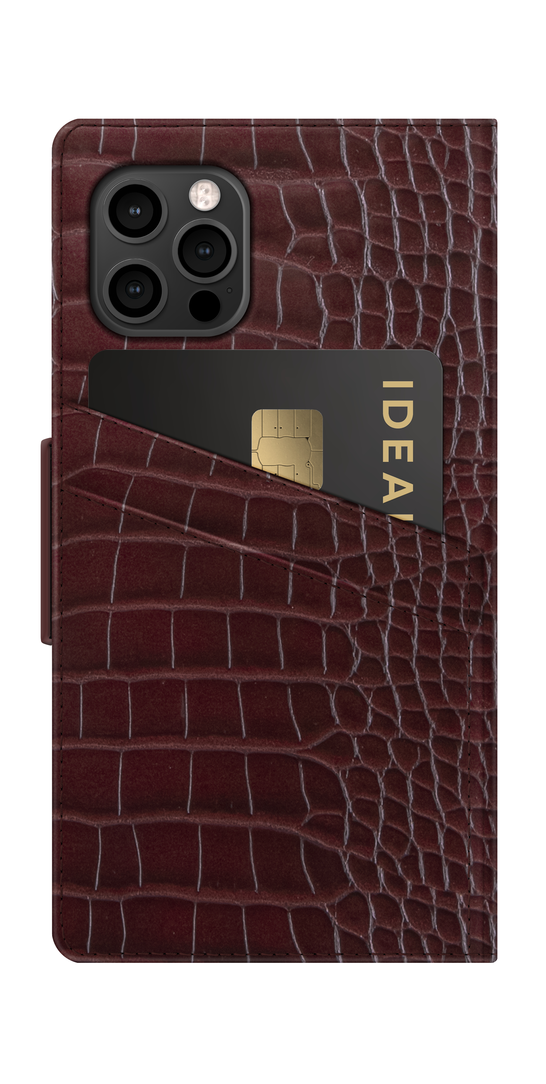 iDeal of Sweden Atelier Wallet iPhone 12/12P Scarlet Croco – image 6
