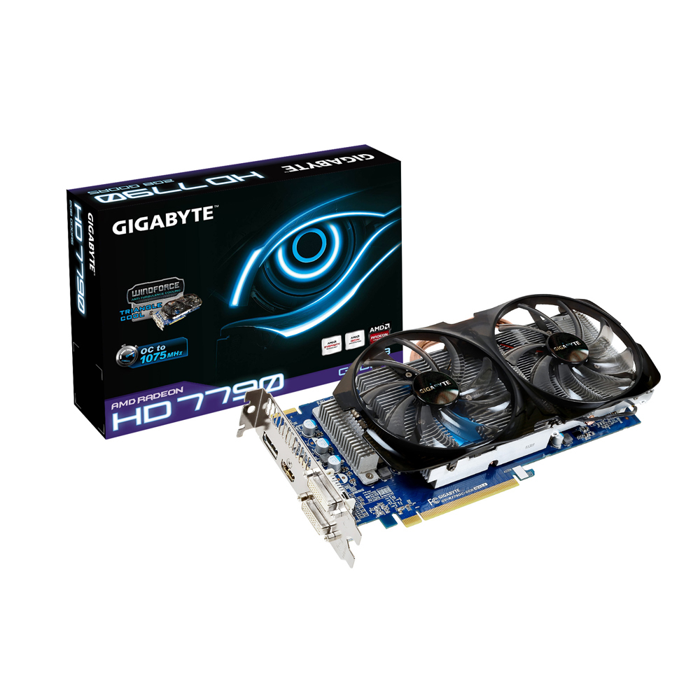 GIGABYTE GV-R779OC-2GD graphics card AMD Radeon HD7790