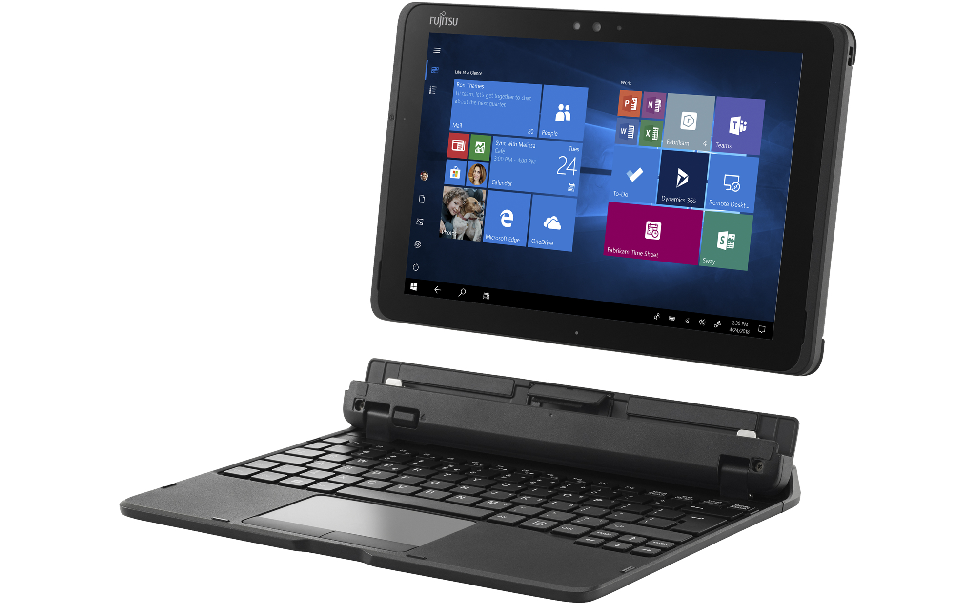 Fujitsu S26391-F3159-L234 mobile device keyboard QWERTY US English Black