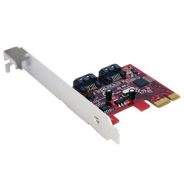 StarTech.com 2 Port SATA 6 Gbps PCI Express SATA Controller Card – image 1