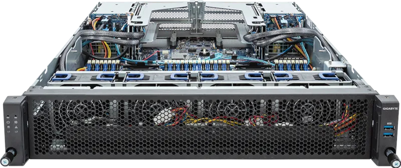 GIGABYTE E283-S90-AAV1 Intel C741 LGA 4677 (Socket E) Rack (2U) Black, Steel – image 2