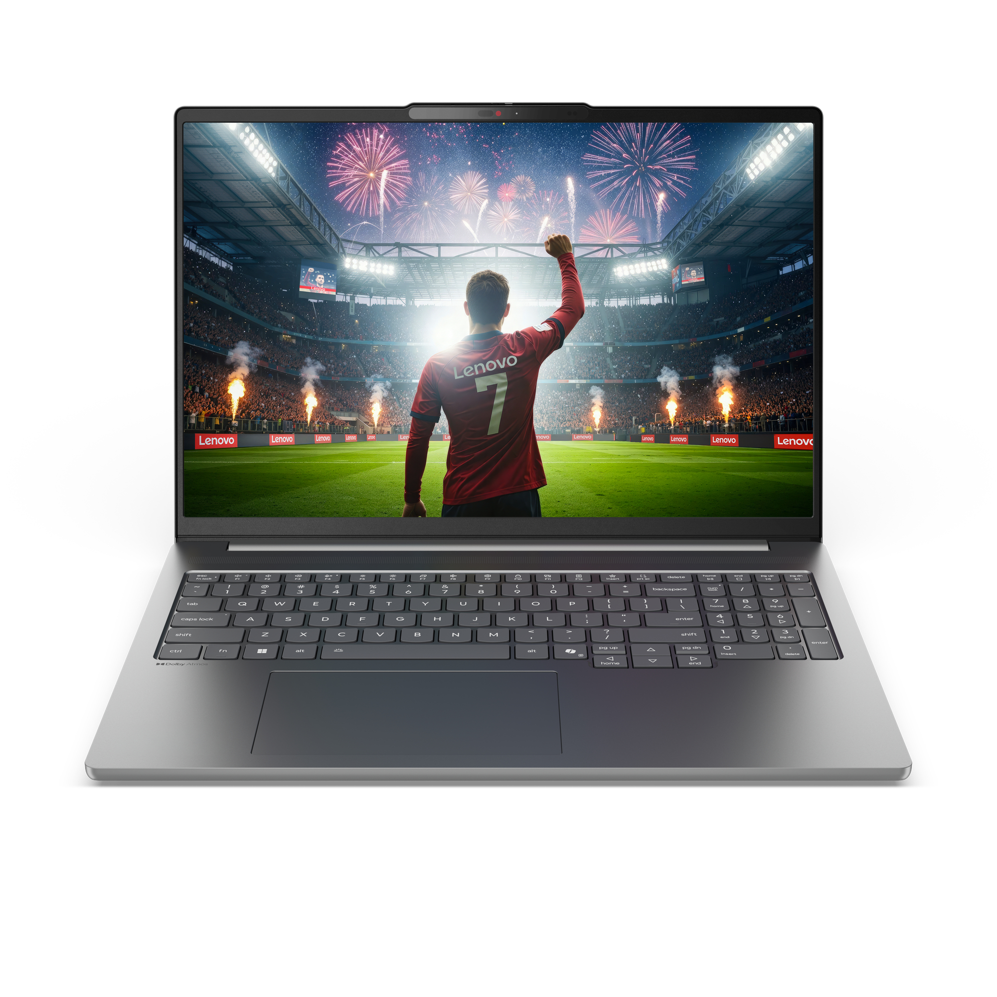 Lenovo IdeaPad Pro 5 16IPH11 Copilot+ PC Intel Core Ultra 7 356H Laptop 40.6 cm (16") Touchscreen 2.8K 32 GB LPDDR5x-SDRAM 1 TB SSD NVIDIA® GeForce RTX™ 5050 Wi-Fi 7 (802.11be) Windows 11 Home Grey English