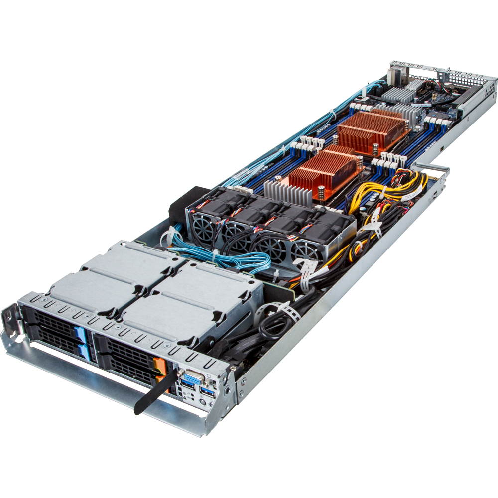 GIGABYTE H27N-H70 Intel® C612 LGA 2011-v3 Rack (2U) Black, Grey – image 2