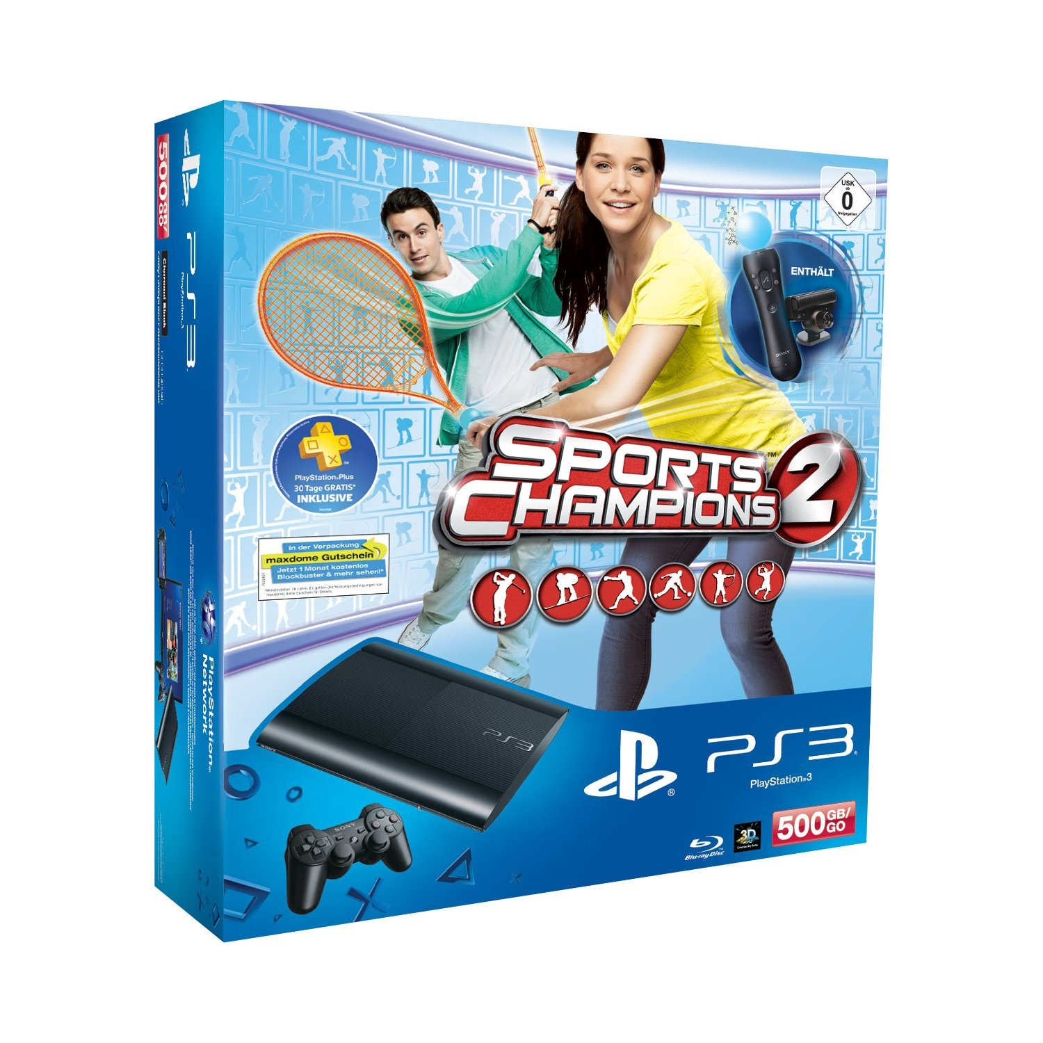 Sony Interactive Entertainment PlayStation 3 500GB Sports Champions 2
