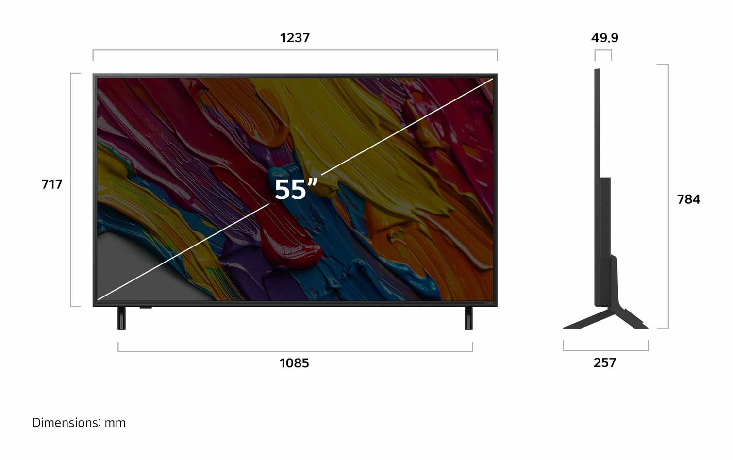 LG QNED 55QNED82AUA TV – image 4