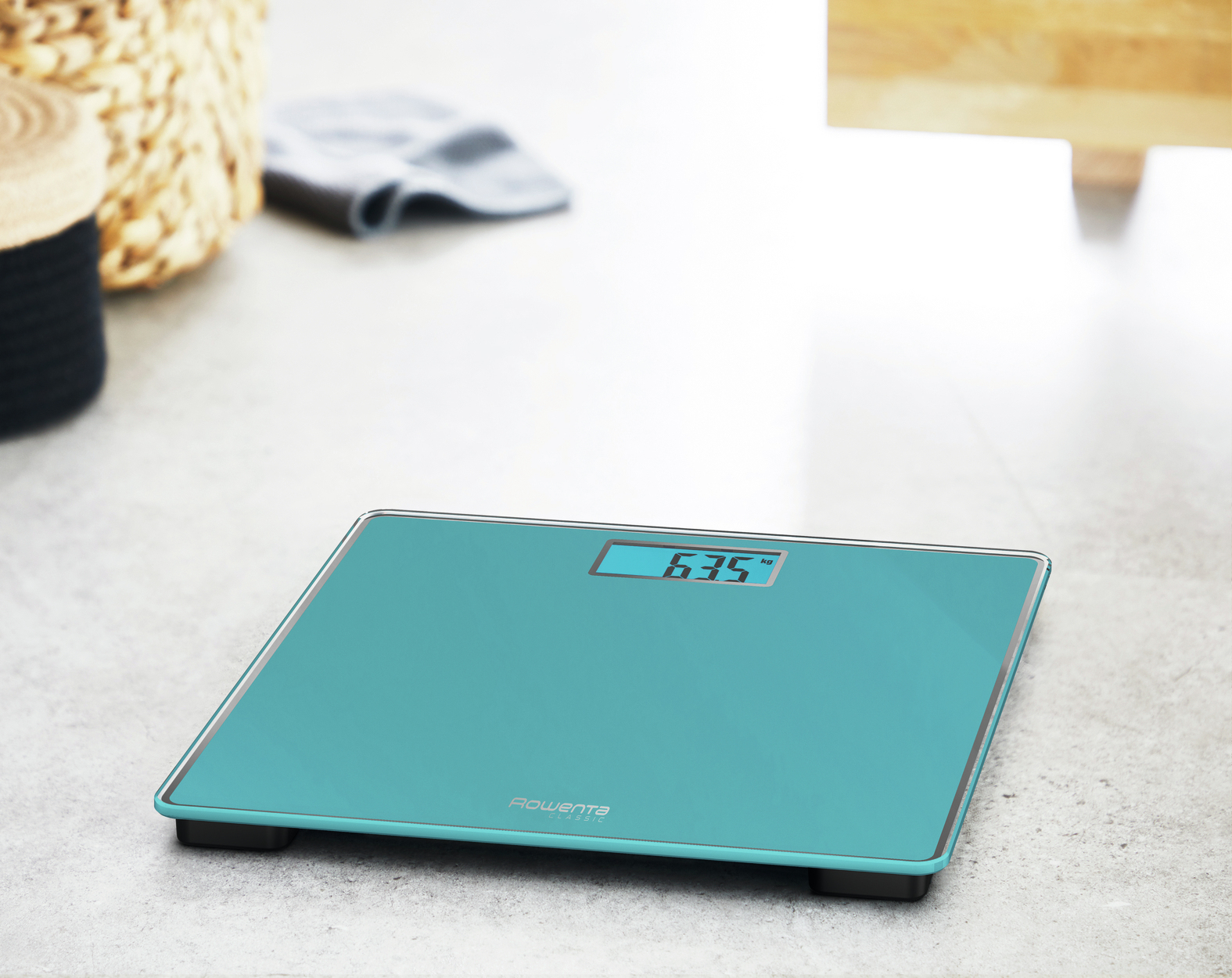 Rowenta Classic BS1503 Square Turquoise Electronic personal scale – image 6