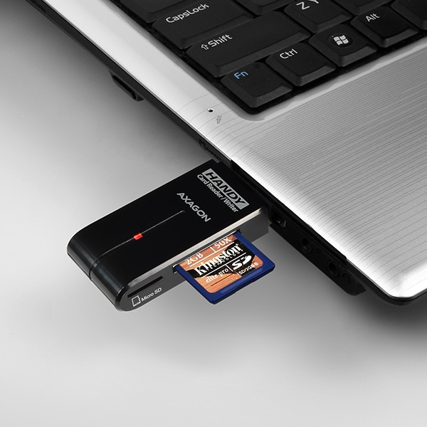 Axagon CRE-D4B card reader USB 2.0 Black – image 4