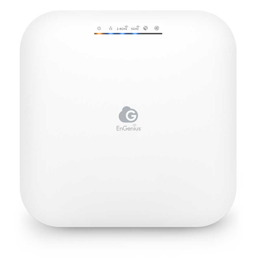 EnGenius Cloud Managed AP Indoor Dual Band 11ax 1148+2400Mbps 4T4R 2.5GbE PoE.at(+) 3dBi ia Scanning Radio BLE – image 1