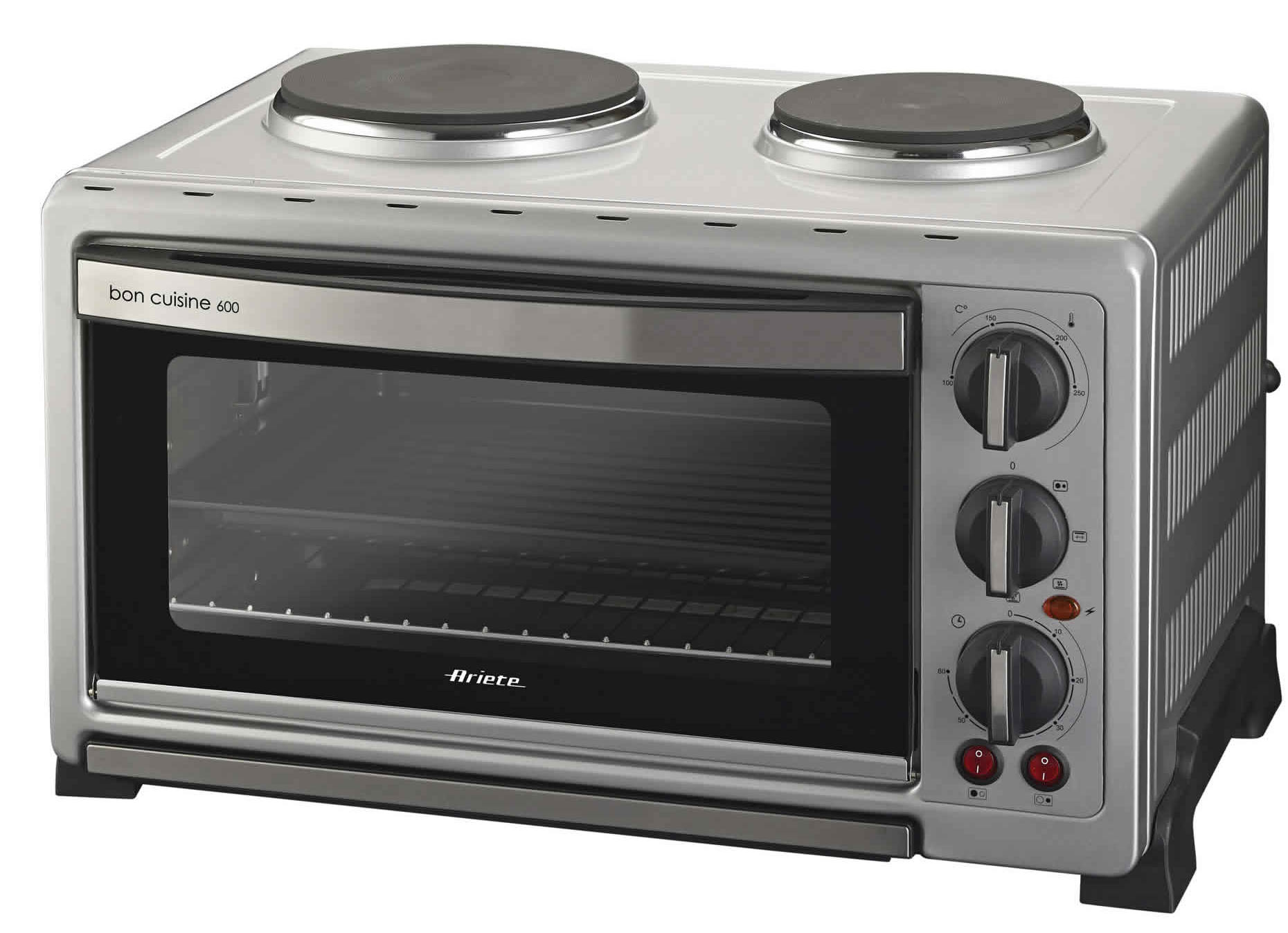 Ariete 978 Freestanding cooker Electric Sealed plate Stainless steel