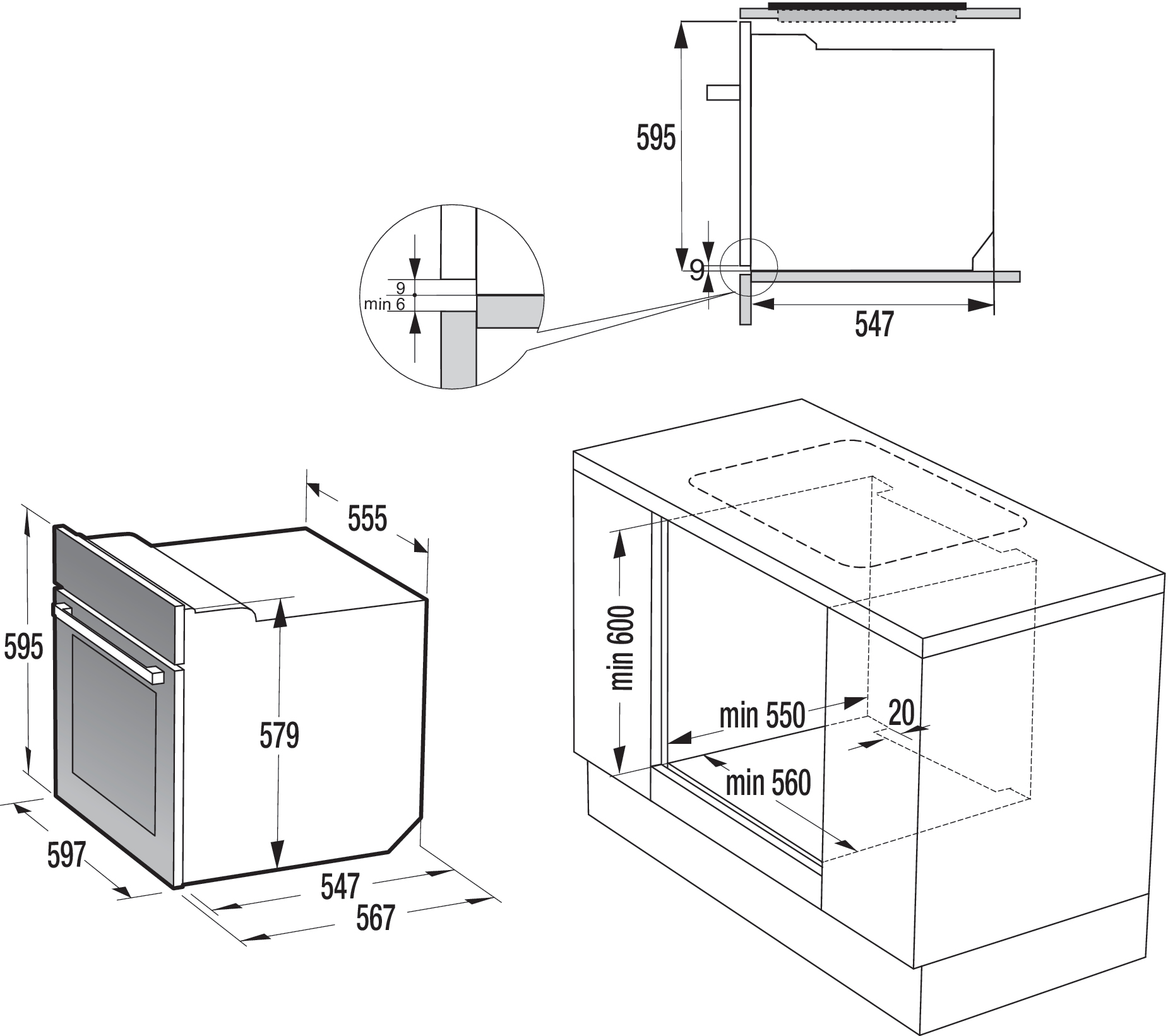 Gorenje Black set III Induktion – image 3