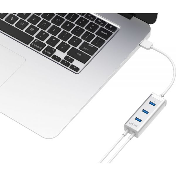 InLine 33051H interface hub USB 3.2 Gen 1 (3.1 Gen 1) Type-A 5000 Mbit/s Silver – image 8