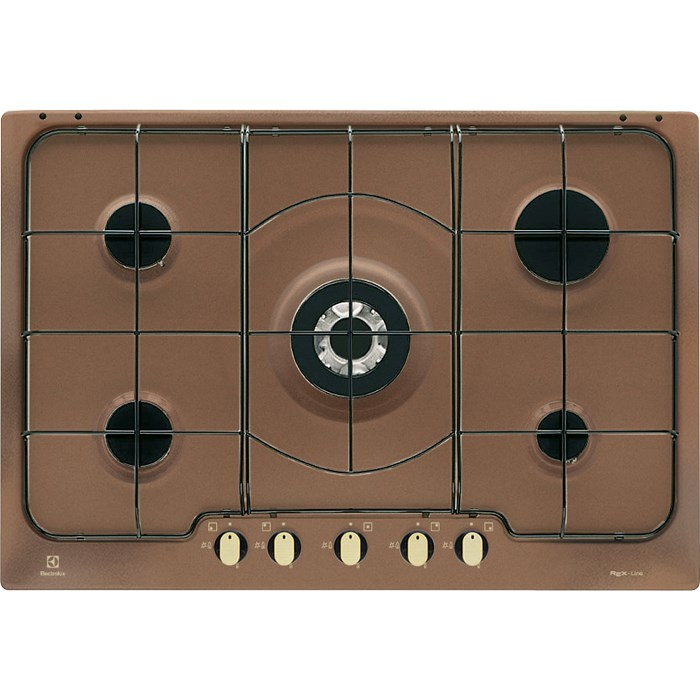 Electrolux RGG7253OOP hob Copper Built-in Gas 5 zone(s)