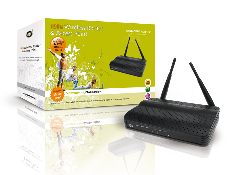 Conceptronic 150N Wireless Router & Access Point – image 4