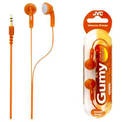 JVC HA-F140-DN headphones/headset Wired Orange – image 2