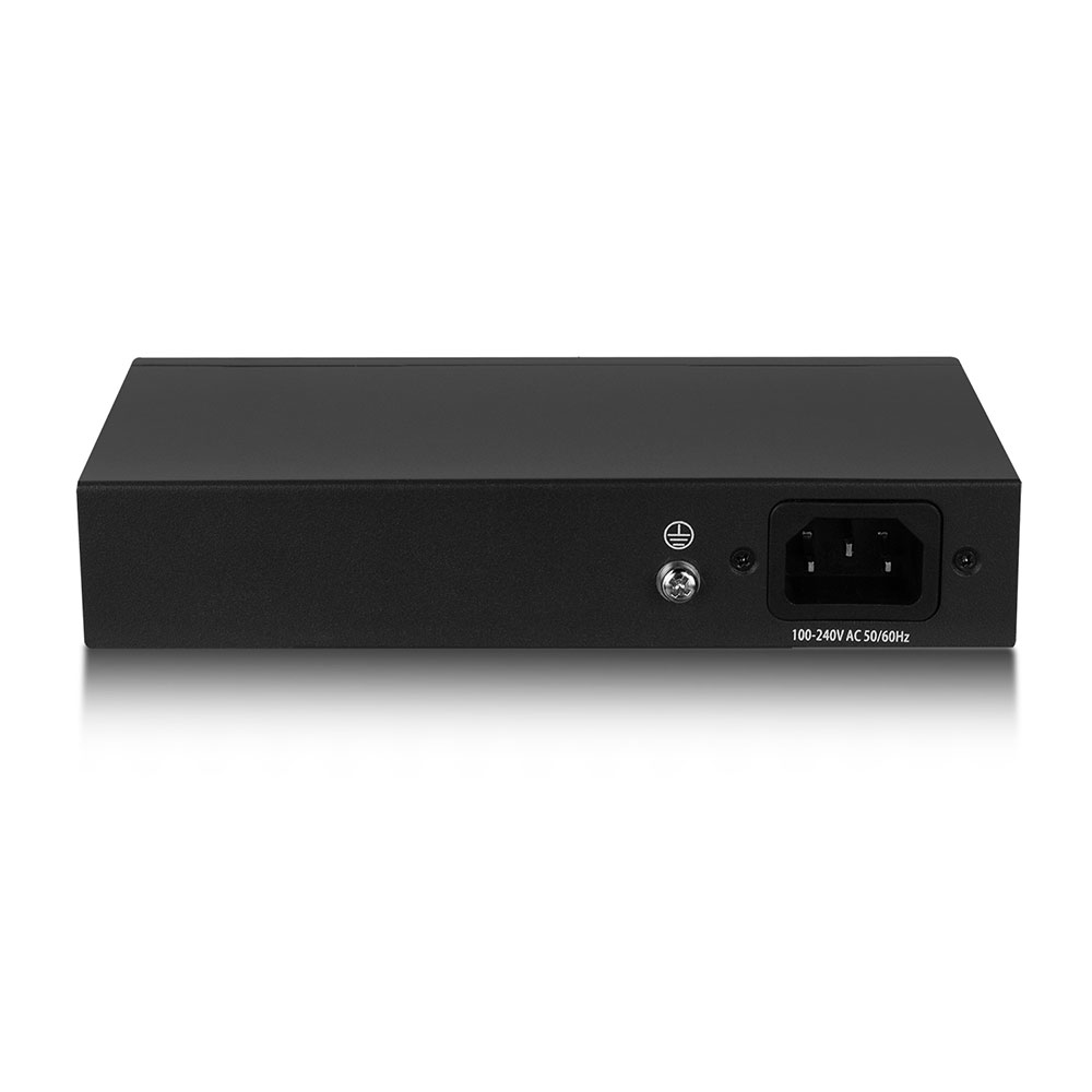 ACT 6 port, network switch, 10/100Mbps. 4x PoE+ (30W) port – image 1