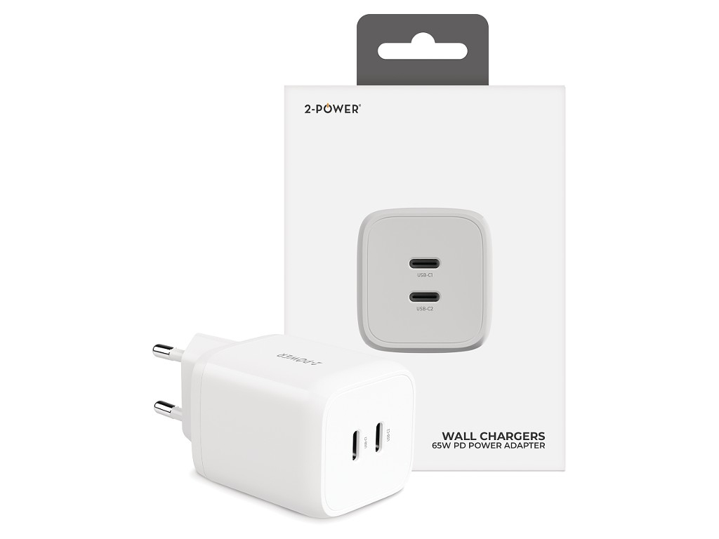 2-Power 2PWC65W02G-EU mobile device charger White – image 4