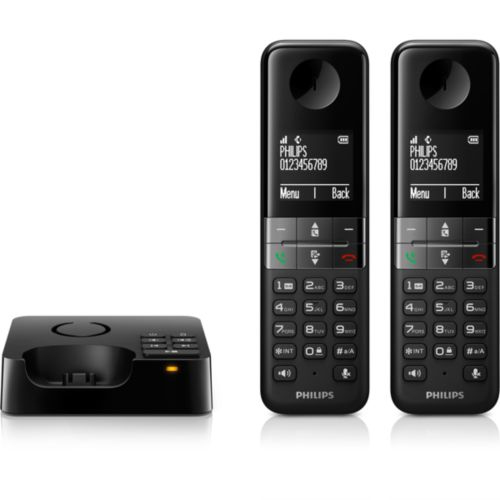 Philips D4752B DECT telephone Caller ID Black – image 2