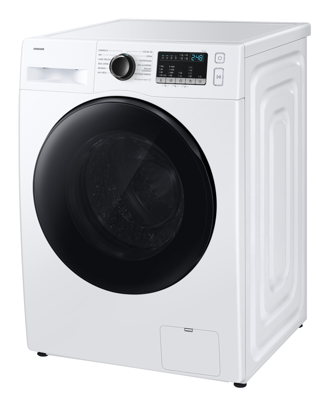 Samsung WD80HG4U04BEEF washer dryer Freestanding Front-load White – image 3