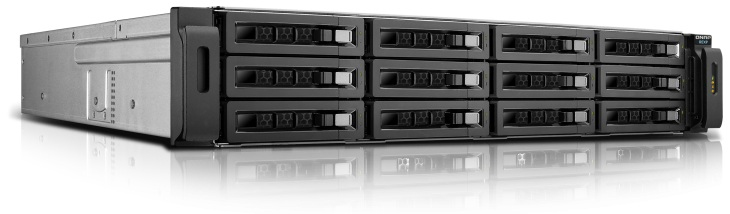 QNAP REXP-1200U-RP disk array Black – image 2