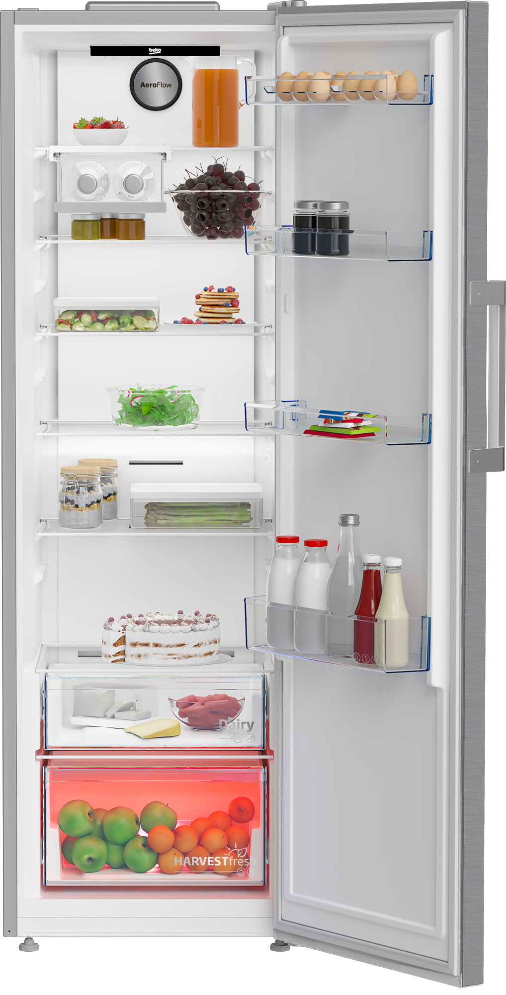 Beko B3RMLNE444HXB fridge Freestanding – image 4
