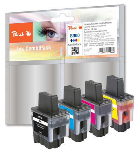 Peach PI500-62 ink cartridge Black, Cyan, Magenta, Yellow