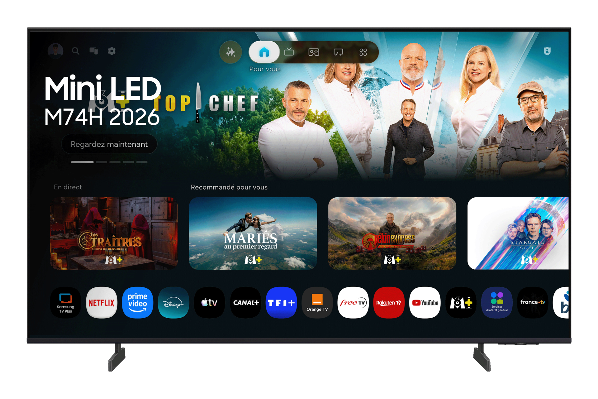 Samsung TU85M74HAU 2.16 m (85") 4K Ultra HD Smart TV Wi-Fi Black