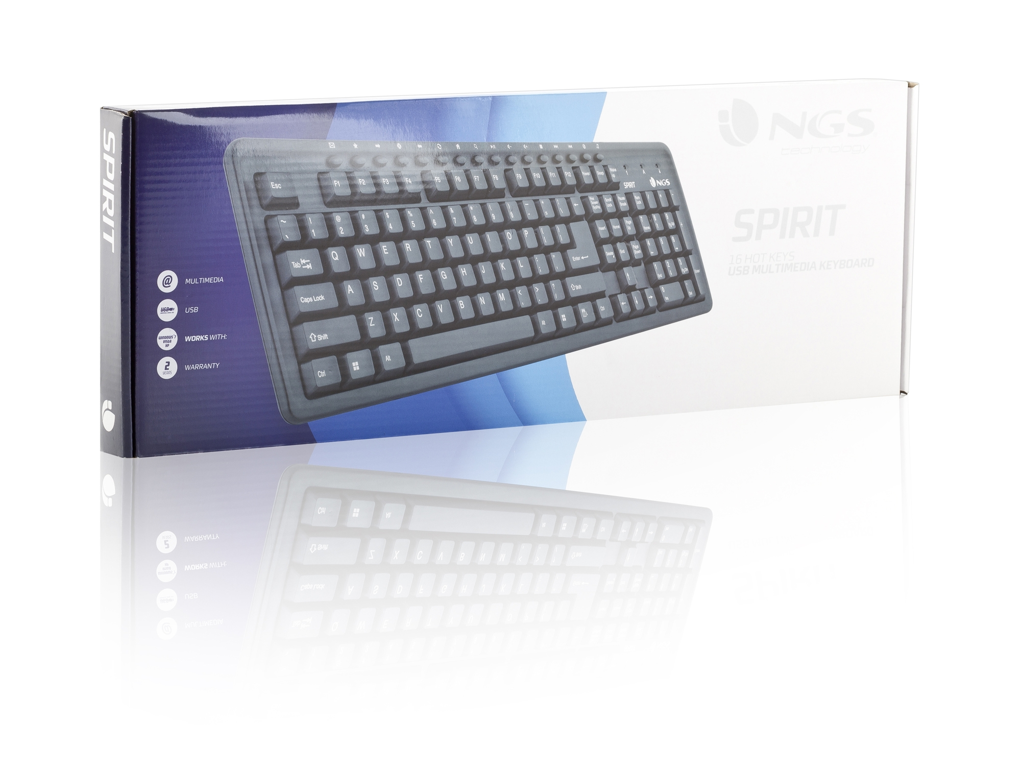 NGS Spirit keyboard Home USB Black – image 9