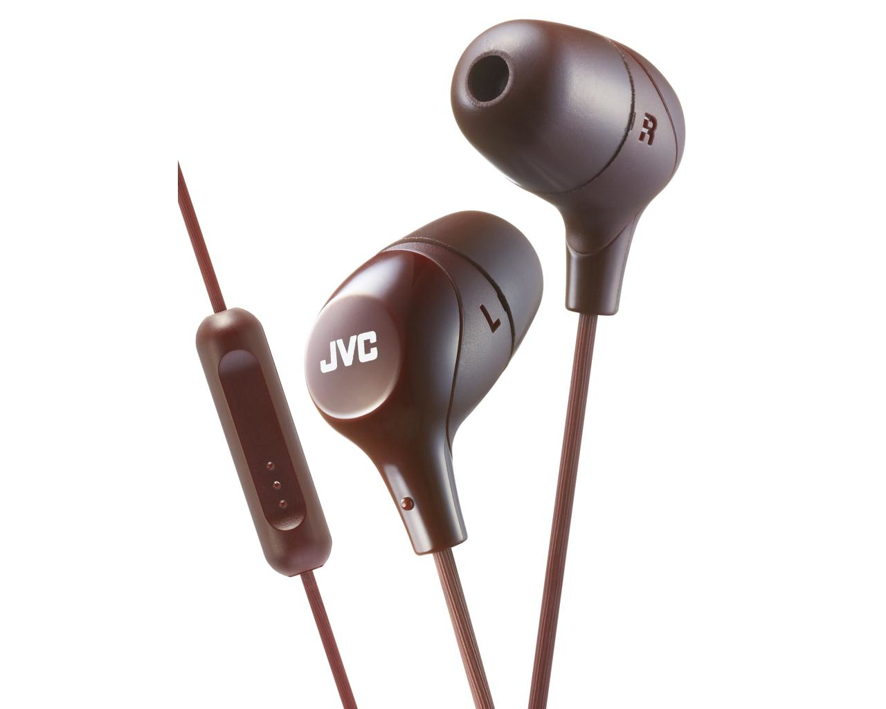 JVC HA-FX38M-T-E Inner ear headphones with remote & microphone – image 1