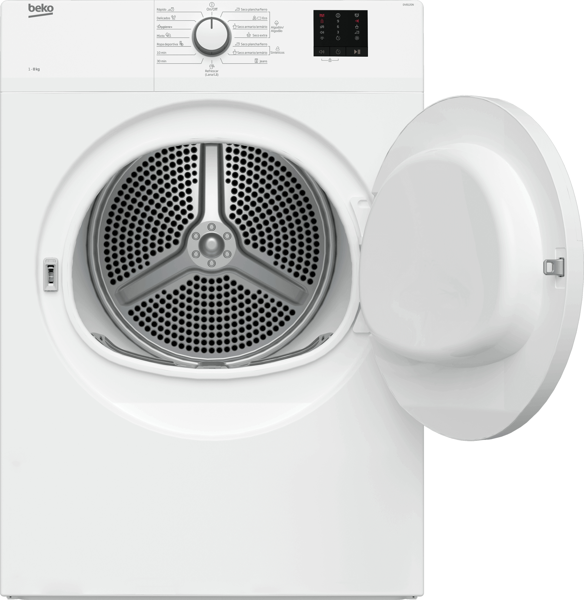 Beko DV8120N tumble dryer Freestanding Front-load – image 3