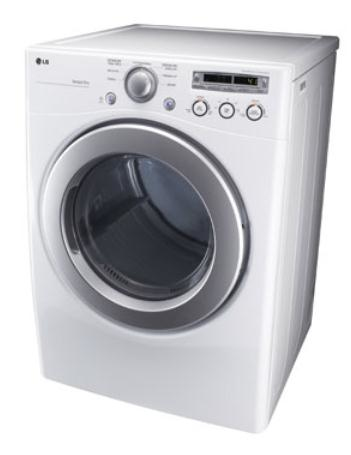 LG DLG2251W tumble dryer Freestanding Front-load White – image 3
