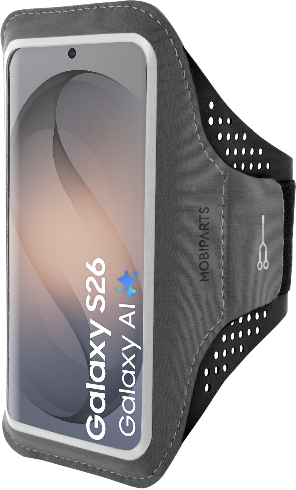 Mobiparts Comfort Fit Sport Armband Samsung Galaxy S26 Black