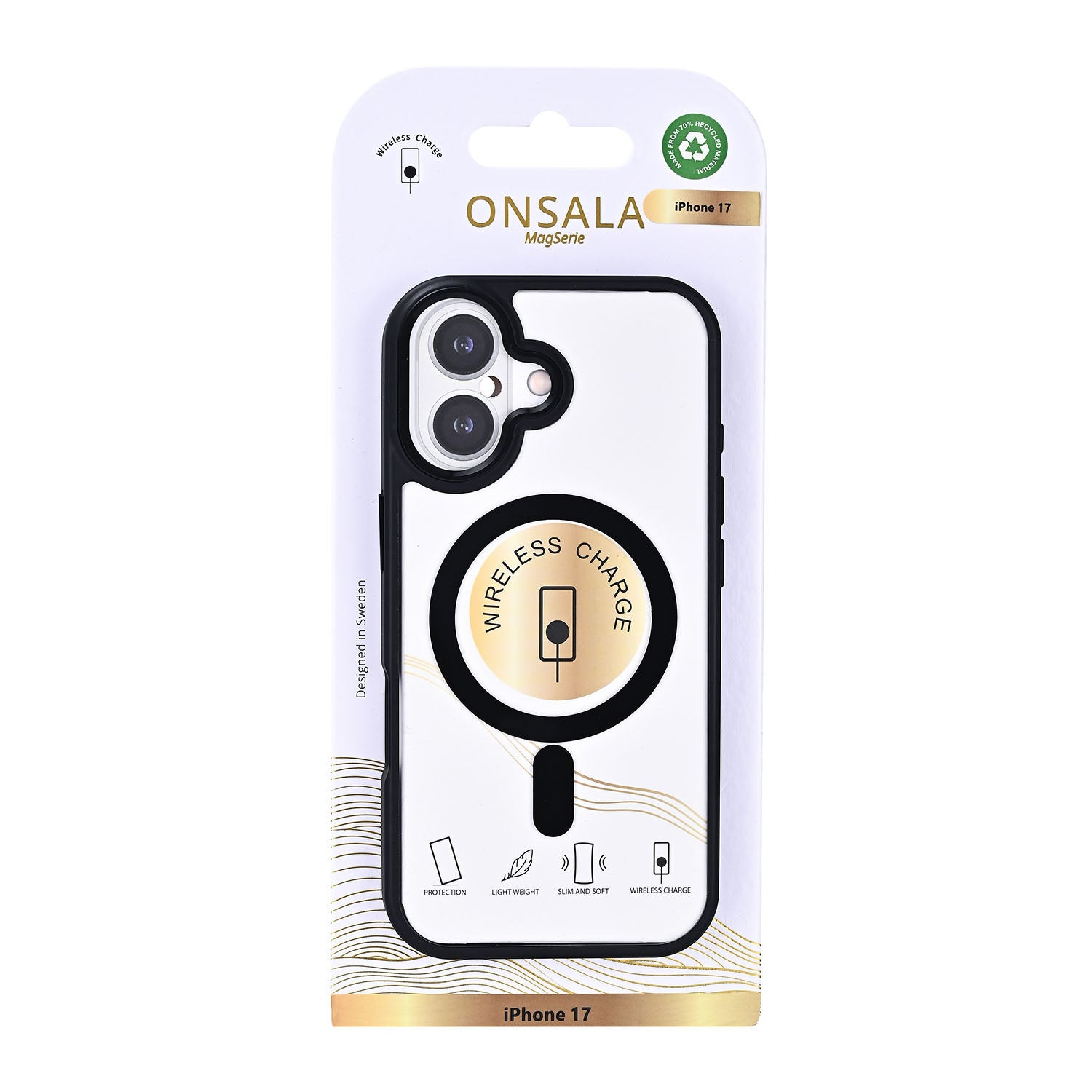 Onsala Phone Case Bumper MagSeries Black & Clear - iPhone 17 – image 2