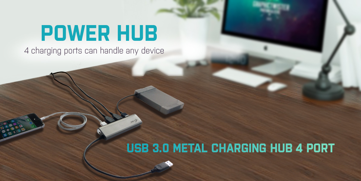 i-tec Metal Superspeed USB 3.0 4-Port Hub – image 8